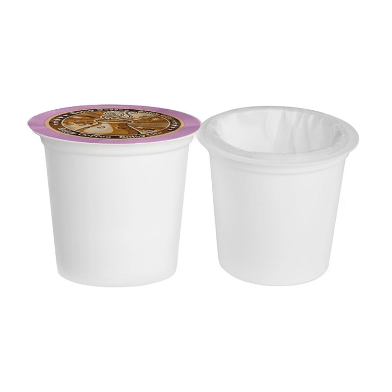 Biodegradable Empty Coffee K Cup Manufacturer - Disposable with Aluminum Foil Lid