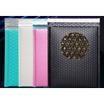Metallic Foiled Bubble Envelope Manufacturer - Biodegradable Pink for Food Candy Industries