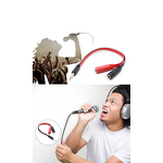 Stereo Audio Adapter Cable Manufacturer - 4-Pole 3.5mm Male to 2 Female