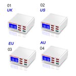 USB Fast Charger Factory - Supply 6 Port Multiports Charging Station