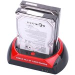 HDD Docking Station Manufacturer - USB 2.0 IDE SATA Dual Bay Cloning Dock