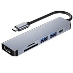 Type C USB Hub Factory - Hot Sale Multi-Functional for Computer Projector
