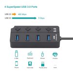 USB 3.0 Hub Manufacturer - 4/7 Port High-Speed Splitter with On/Off Switch