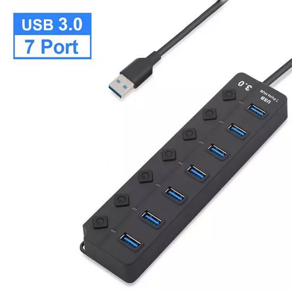 USB 3.0 Hub for PC Manufacturer - High-Speed 4/7 Port Splitter with Switch
