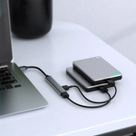 4-in-1 USB C Hub Manufacturer - Aluminum Alloy 3.0 to 4 Ports High-Speed