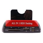 HDD Docking Station Manufacturer - USB 2.0 IDE SATA Dual Bay Cloning Dock