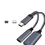 Type-C USB Adapter Manufacturer - Two-in-One OTP Protected Charging Converter