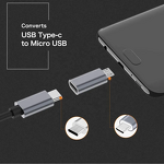 Micro USB to USB C Adapter Manufacturer - Fast Charge 2.0 Male to Female
