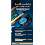 TWS Wireless Earphones Manufacturer - BT 5.0 In-Ear LED Display Touch