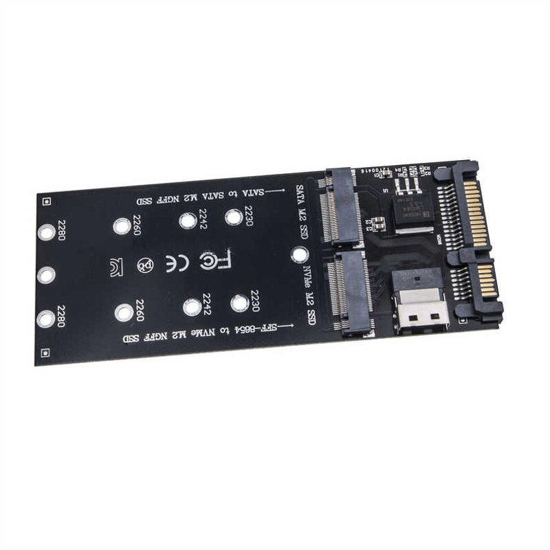 U.2 to M.2 SSD Converter Manufacturer - SFF-8654 22Pin for SATA Expansion