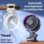 USB Table Fan Manufacturer - Full-Automatic Circulation Clip for Office
