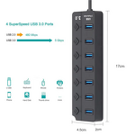 USB 3.0 Hub for PC Manufacturer - High-Speed 4/7 Port Splitter with Switch