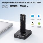 M.2 NVMe SSD Enclosure Manufacturer - Type-C High-Speed Read Write for Laptop