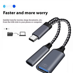 Type-C USB Adapter Manufacturer - Two-in-One OTP Protected Charging Converter