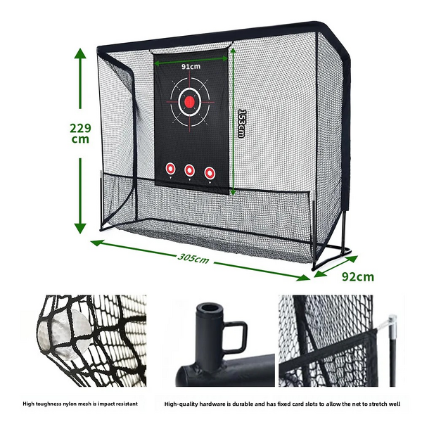 Golf Practice Net Manufacturer - 10x7ft Anti Rebound