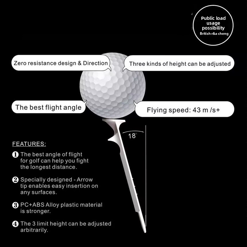 Golf Tees Manufacturer - 83mm Plastic OEM