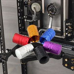 Aluminum Valve Caps Manufacturer - LY022 Round Style for Auto Motorcycles