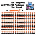 Tile Leveling System Kit Factory - 402pcs Reusable Leveler Spacers Tools