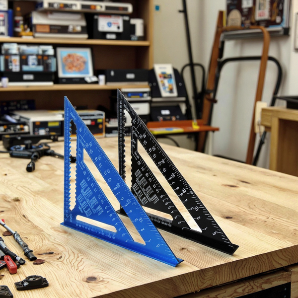 Rafter Square Manufacturer - Factory Aluminum Alloy Double Scale Triangle