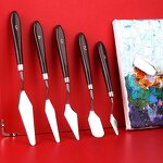 Palette Knife Manufacturer - Stainless Steel Spatula Oil Paint Wood Handle