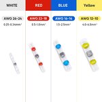 Heat Shrink Connector Kit Factory - 120PCS Butt Splice Waterproof Crimp