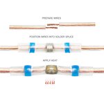 Heat Shrink Connector Kit Factory - 120PCS Butt Splice Waterproof Crimp