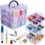 Embroidery Thread Kit Factory - 150 Pcs Colors Cross Stitch Floss
