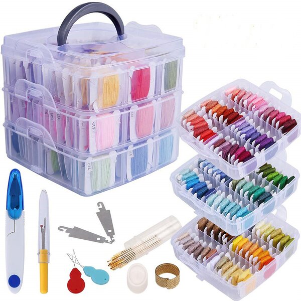 Embroidery Thread Kit Factory - 150 Pcs Colors Cross Stitch Floss