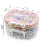 Sewing Kit Box Manufacturer - High Quality Three-layer Transparent Cross Stitch