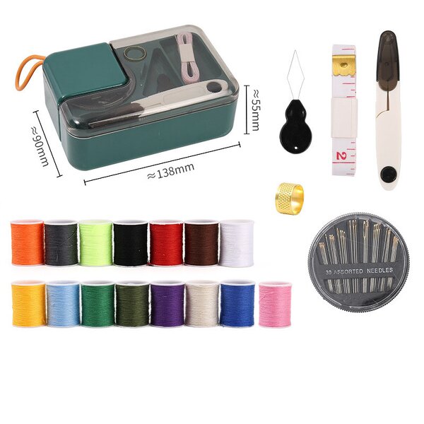 Needle Storage Box Manufacturer - 21pcs Hand Sewing Traveler Kit