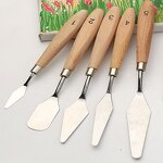Palette Knife Manufacturer - Stainless Steel Spatula Oil Paint Wood Handle