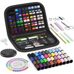 Portable Sewing Kit Manufacturer - Black Case for Home Travel Emergency