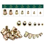 Rivet Nut Set Manufacturer - 300PCS Carbon Steel Painted Zinc Vertical
