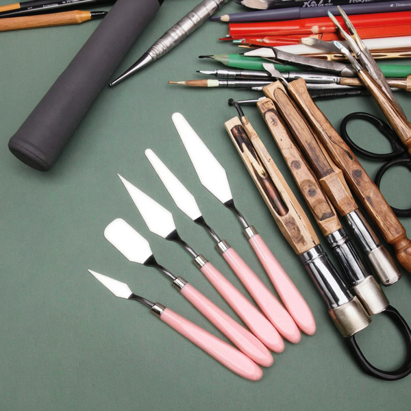 Palette Knife Set Manufacturer - 5-Piece Stainless Steel Flexible Spatula