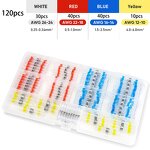 Heat Shrink Connector Kit Factory - 120PCS Butt Splice Waterproof Crimp