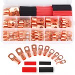 Copper Wire Lug Kit Manufacturer - 130Pcs Heat Shrink Tube Battery Cable