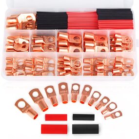 Copper Wire Lug Kit Manufacturer - 130Pcs Heat Shrink Tube Battery Cable