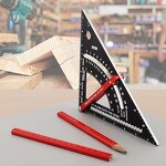 Adjustable Triangle Ruler Factory - Aluminum Alloy Rafter Square OEM