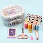 Sewing Kit Box Manufacturer - High Quality Three-layer Transparent Cross Stitch