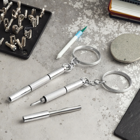 Mini Screwdriver Set Manufacturer - 5-in-1 Precision Repair Key Chain Multi