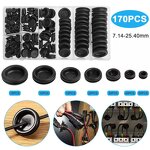 Rubber Grommets Kit Manufacturer - 170PCS Assortment for Wiring Drill Hole