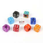 Aluminum Valve Caps Factory - LinYu LY022 Dice Style for Car Moto Bicycle