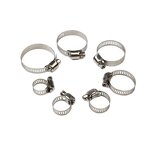 Hose Clamps Kit Factory - 91pcs Stainless Steel Adjustable Worm Gear