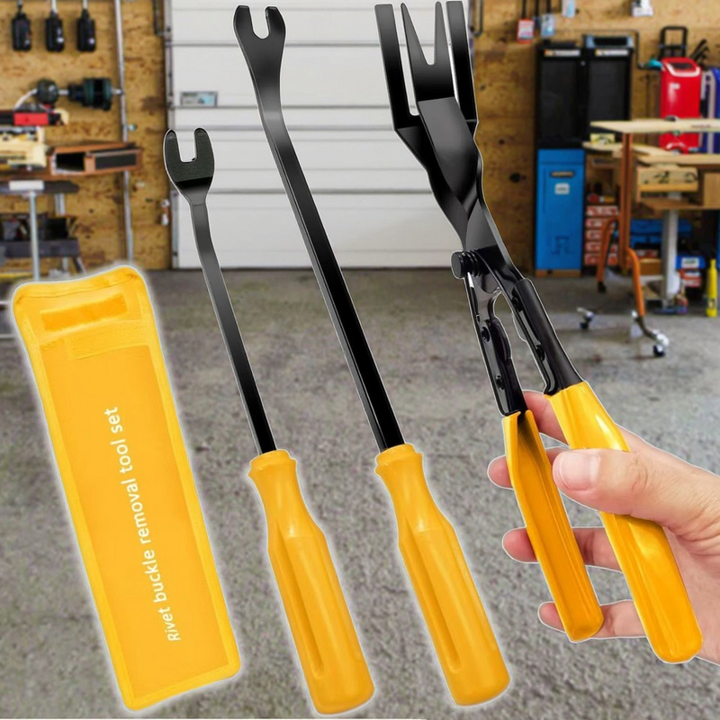 Car Clip Pliers Set Factory - 3 PCS Fastener Remover Tool Set