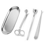 Candle Care Kit Manufacturer - 4-in-1 Stainless Steel Snuffer Trimmer Dipper