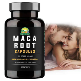 Black Maca Capsules Factory - OEM Herbal Strength Supplement
