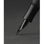 All-Copper Fountain Pen Manufacturer - HUNYUAN Black Knight Ming-tip Small Art