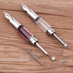Metal Fountain Pen Factory - MAJOHN T2 Elastic Piston Business Writing