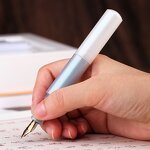 Short Fountain Pen Manufacturer - MAJOHN Wancai Pearlescent Lipstick Iridium Tip