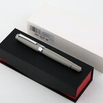 Acrylic Fountain Pen Manufacturer - PENBBS309 Gray Piston Small Art Nib